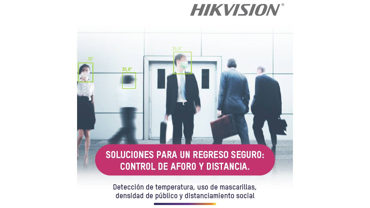 Solución de control de aforo y distancia Hikvision