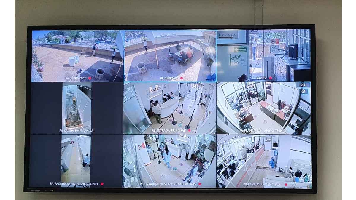sistema CCTV Secretaría de Salud 