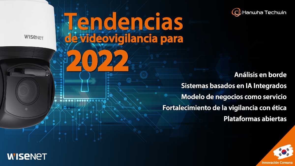 5 tendencias en videovigilancia de Hanwha Techwin para 2022