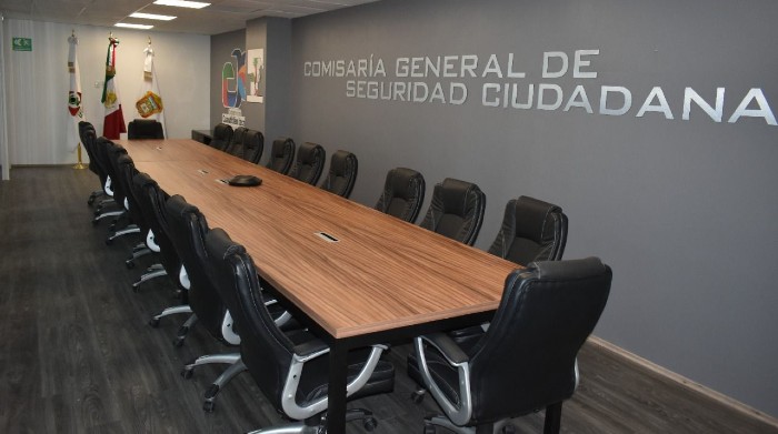 Mobiliario del C4 de Cuautitlán Izcalli