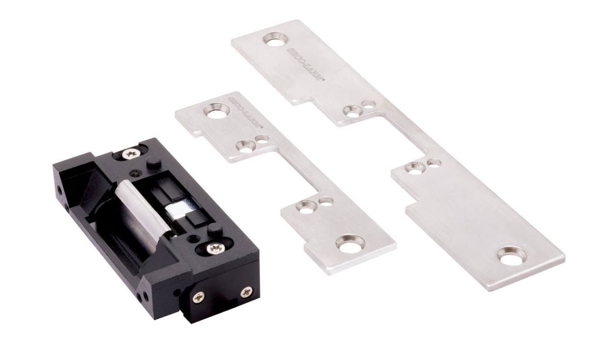 SECO-LARM desarrolla una nueva cerradura universal para puerta de perfil bajo