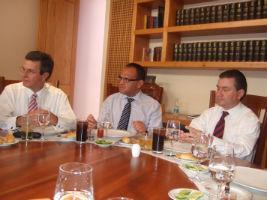 En la foto de izquierda a derecha: Javier Fernández, Samuel Ortiz y Andrés Macias