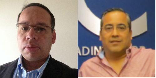 Rafael Meza (izq.) y Mauricio Arriola (der.)
