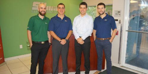De izquierda a derecha: Daniel Gonzalez, Ricardo Mundarain, Marcel Van Brackel y Santiago del Portillo.